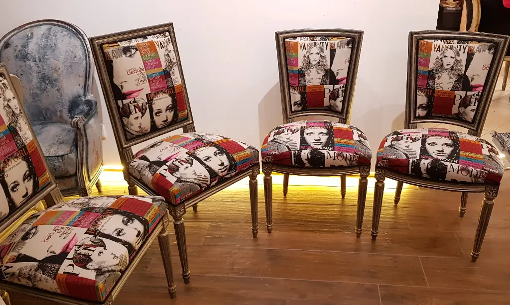 Chaise LOUIS XVI "Madona" (vendu par quatre)