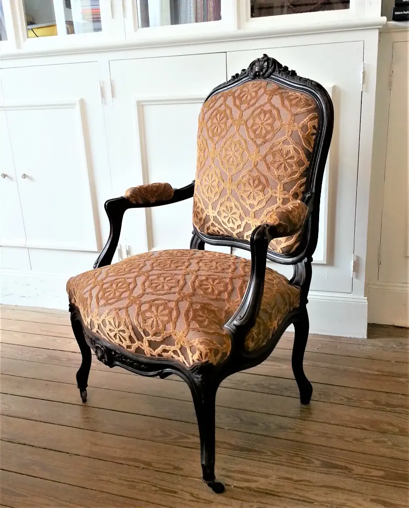 Fauteuil Napoléon III (velours)